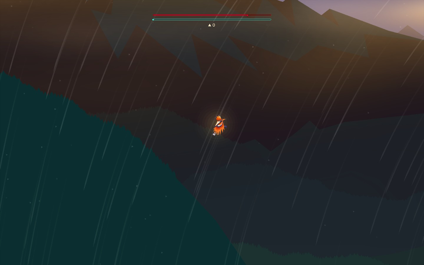 Through the wind